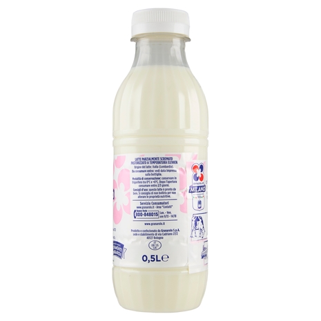 Centrale del Latte Milano Parzialmente Scremato Pastorizzato a Temperatura Elevata 0,5 L